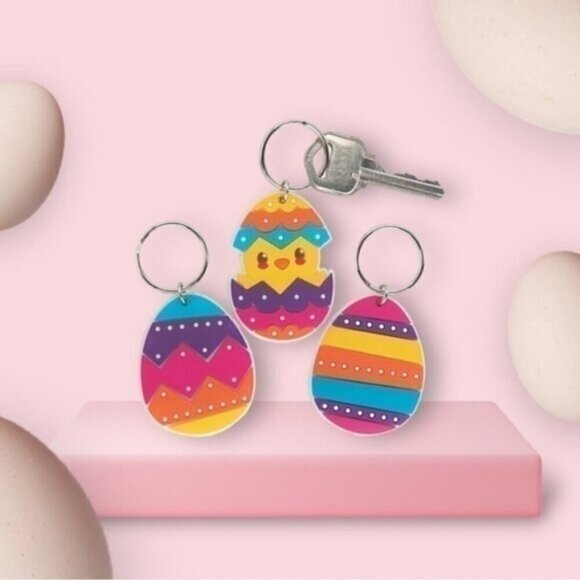 Easter Keychains - 12 Pc. - Picture 1 of 1